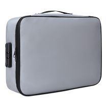 Document storage bag box fire-proof and waterproof household artifact family information real estate certificate file organizing box bag card bag