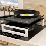 Электромагнитная плита стойка домашние полки кухонная плита стеклянная плита стеклянная плита посадочная базовая базовая базовая крышка для кухонной печи крышка