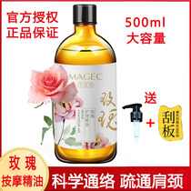 Rose Massage Essential Oils Full Body Facial Water Moisturizing Ti Bright Complexion Beauty Salon Massage Oil Scraping Universal