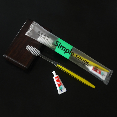 Guest House Hotel Supplies Disposable Toiletries Toothbrush Toothpaste Suit Customizable