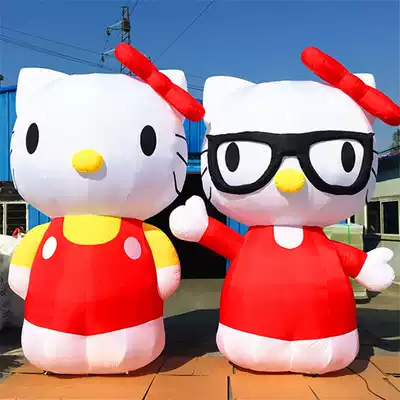 Large little dragon man little yellow man robot cat Pikachu inflatable model cartoon air model doll activity promotional props