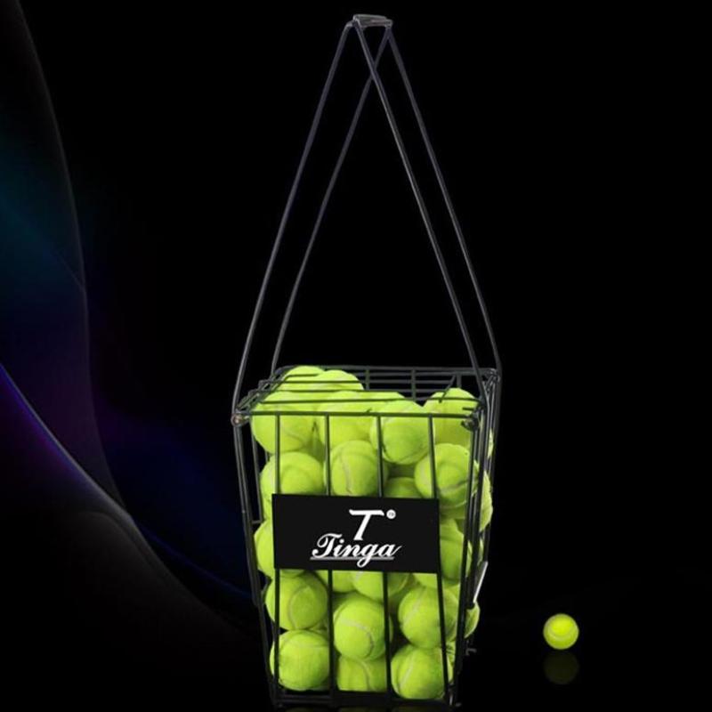 Tennis ball pick basket 72 grains loading ball picker tennis court pick up box cleaning storage tool S-402