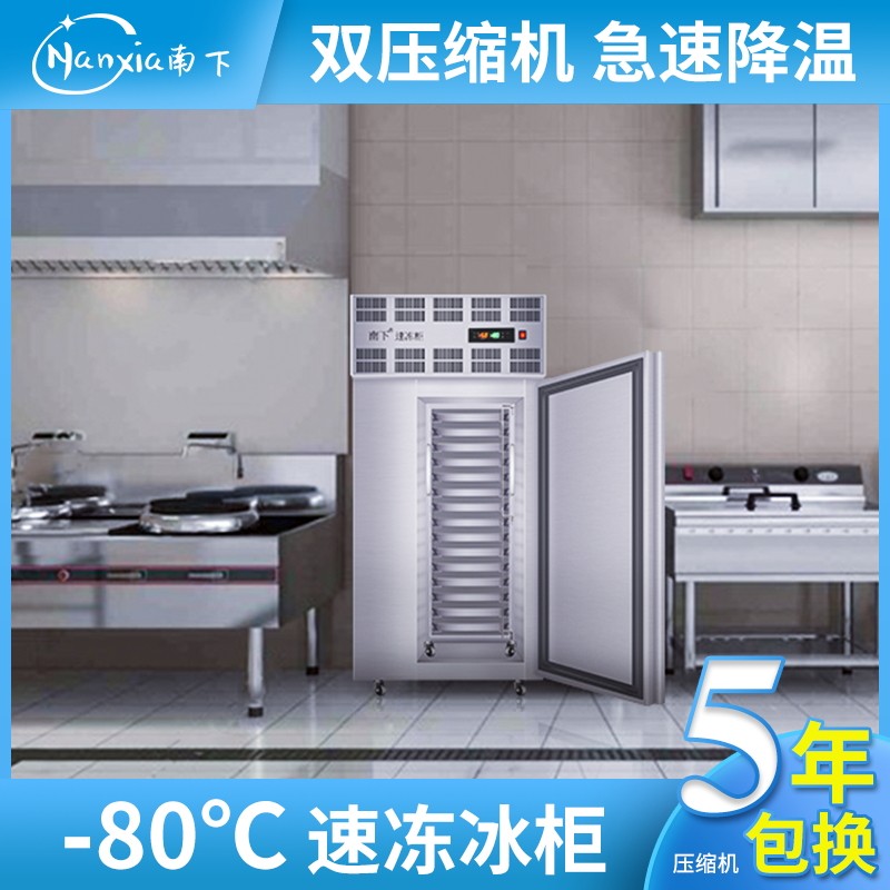 South-minus 80-degree low temperature frozen freezer freezer Frozen Commercial Large Capacity Liquid Nitrogen Air-cooled Freezer