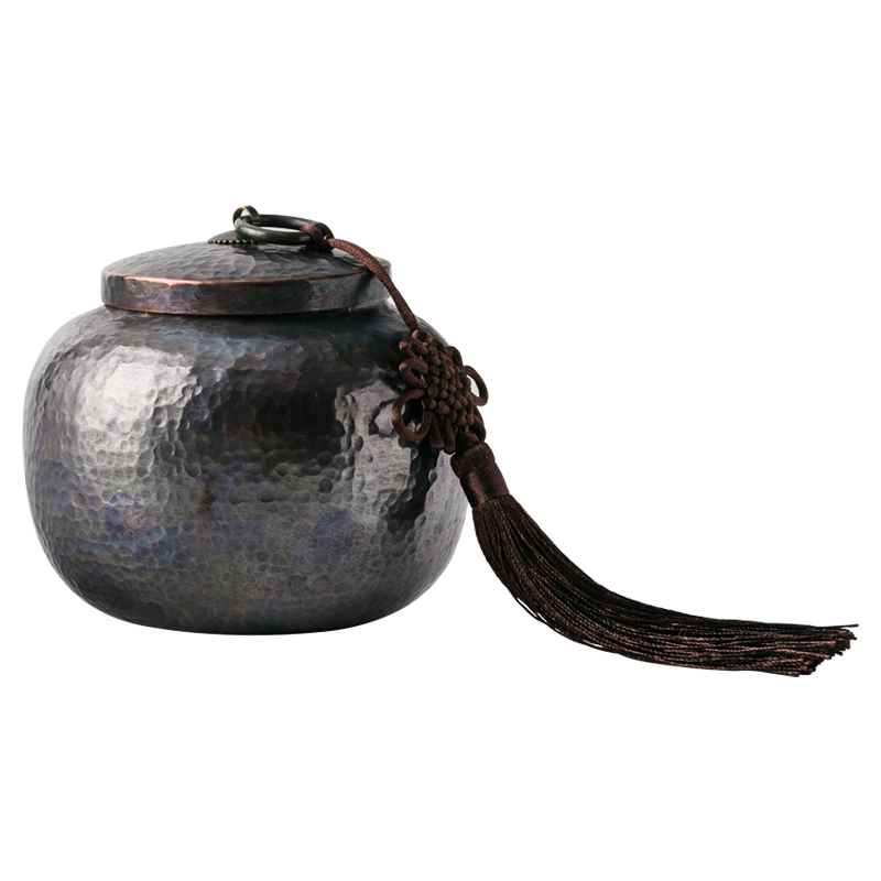Brahman RongChun metal copper pot of pu 'er tea by hand seal tank storage tank and POTS of tea packaging barrels