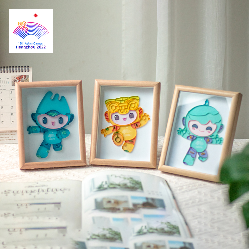Hangzhou Asian Games Asian Games Series Derivative Set Toolkit Diy Material Package Handmade Students