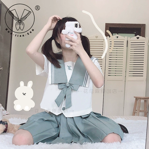 [Хуа Цзянсен] Найдите оригинал (в филиалах) моряк -одежда средняя одежда Matcha Green 2 jk униформа