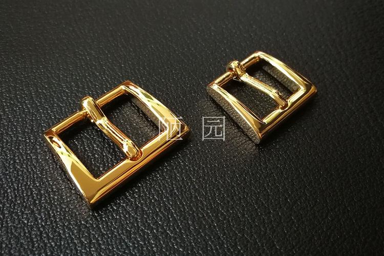 High-end leather accessories Japanese word button pin buckle with shoulder strap buckle accessories gold-plated spot jlf05 color 6
