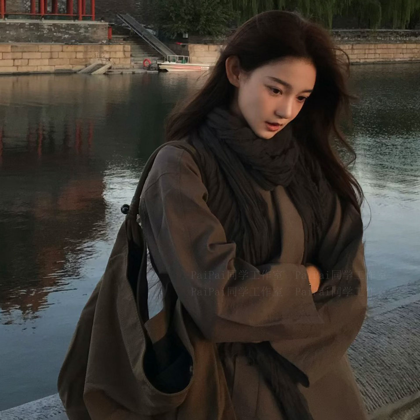Women's Autumn/Winter Cotton Linen Scarf, 2026 New Style, Warm Shawl, Two-in-One Thin Style, Feminine Atmosphere Scarf for Autumn