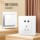 Розетка Bull switch socket type 86 скрытая с одним отверстием и пятью отверстиями USB с пятью отверстиями 16A настенная панель с одним отверстием и двойным управлением бытовая белая mini 3