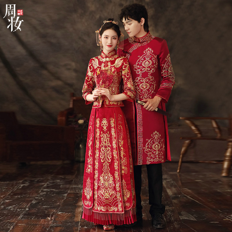 Xiu Ho bride 2023 new Chinese wedding dress toaster Chinese style Chinese style of wedding dress