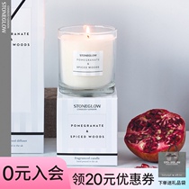 STONEGLOW scented candle smoke-free household bedroom scented candle calms the nerves and helps sleep British imported classic