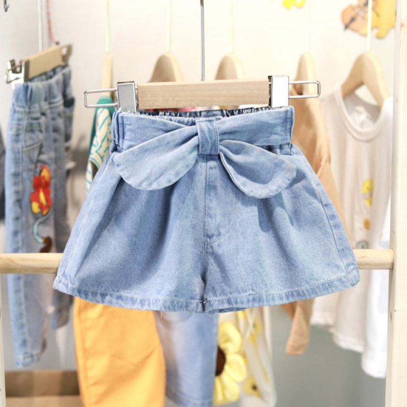 Baby New Summer Denim Shorts Girls Summer 4 Denim Skirts Pants 3 Women Bao 2-6 500 Lap Hot Pants Foreign Air-Taobao