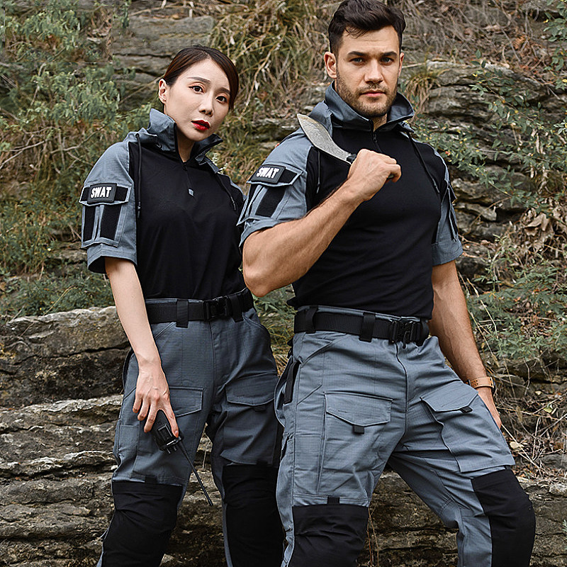 GEN3 frog suit short-sleeved suit men and women TR is deep blue black gray sp2 deep navy blue special forces tactical suit NY combat