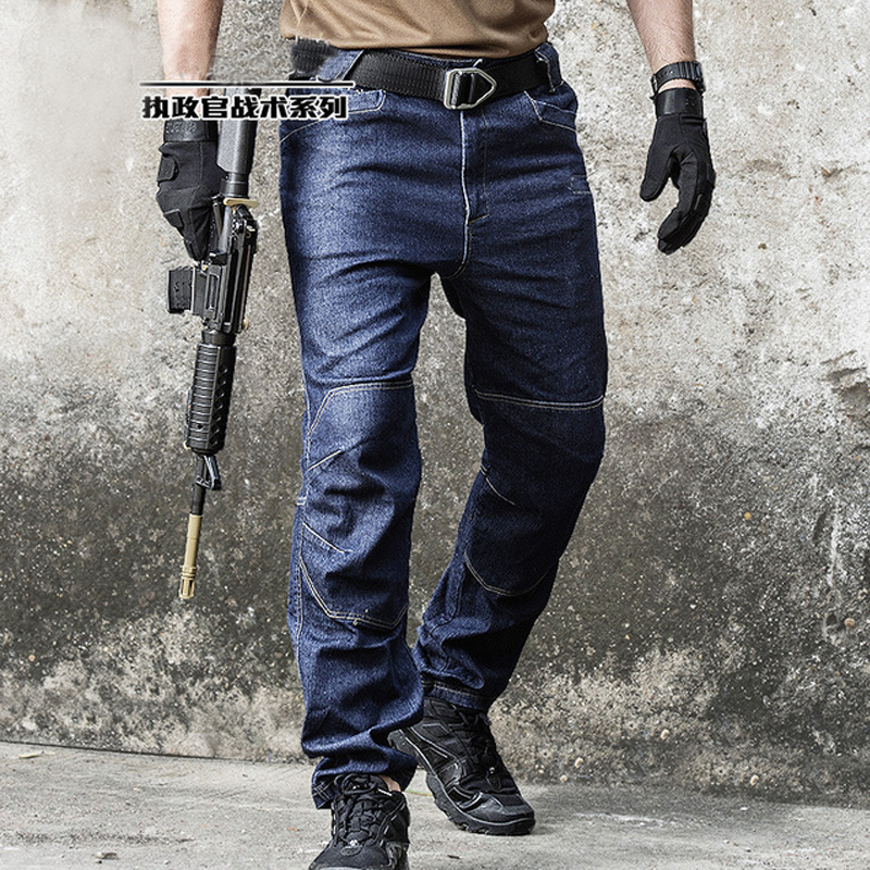5 11 Special troops Tactical jeans Men's keeper straight cylinder Hlicken GTJ high elastic body swarm of pants