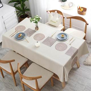 TPU home Nordic tablecloth waterproof, oil-proof, anti-scalding, no-wash tablecloth, square rectangular tablecloth, coffee table cloth, table mat