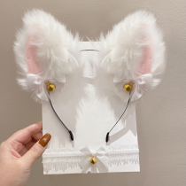 Cat ears hair accessories headband female sexy fox headwear cat headband bell live studio props funny hairpin rabbit