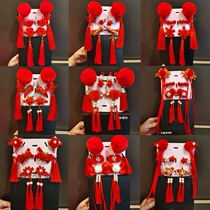 Girls New Years Baby Red Card Card