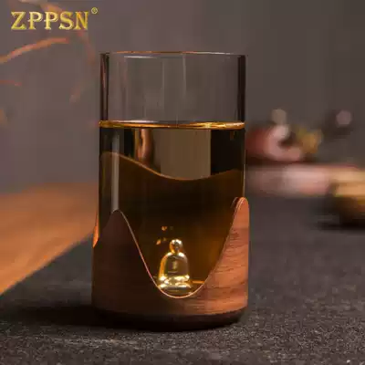 ZPPSN silver tea cup handmade high temperature resistant hot glass water cup creative kung fu tea set high grade gift Cup