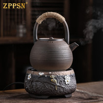 ZPPSN Chinese teapot ceramic tea maker High temperature resistance large capacity household simple electric ceramic stove tea pot set