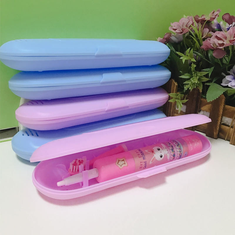 Long lunch beautiful electric toothbrush travel box PU portable containing box bag