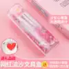 The same multi-functional dream moon Rabbit net red stationery box ins trend sand student pen holder Golden squirrel girl Sakura