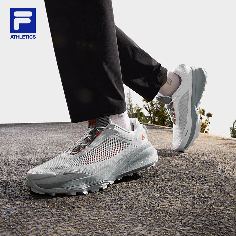 Huang Jingyu's Same Model Fila Boa Mountain Cat 3+2025 New Trail Running Shoes A12M531203F
