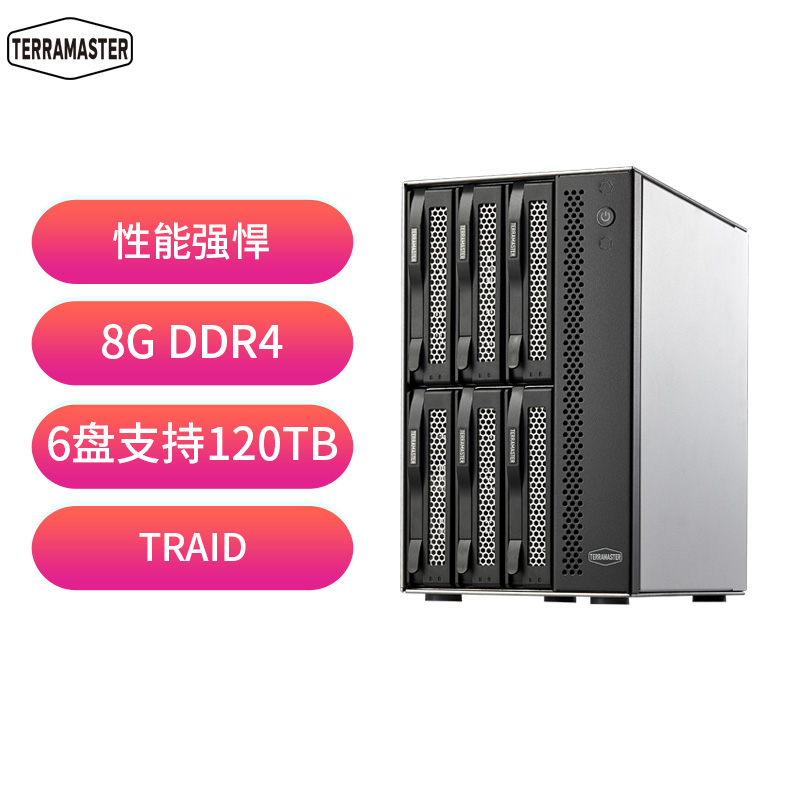 Tieweima T6-423 6-disk NAS network storage server Intel quad-core 8G memory 2 5Gb