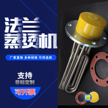 Steam-heating machine heating tube 140 flange boiler electric heating tube industrial steam generator 380V12KW18KW24KW