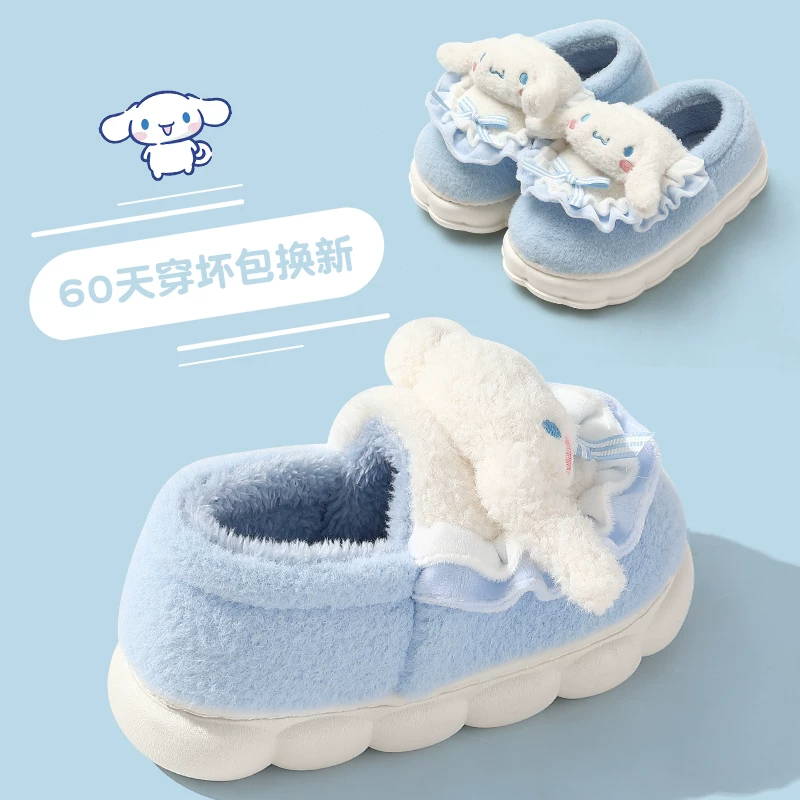 Hello Kitty, детские зимние тапочки для детей и подростков