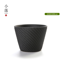 Small Fall Black Pottery Hammer Home Cup Tea Cup Kung Fu Tea With Ceramic Pint Cup Big Day Style Brief Tea Brewink single cup