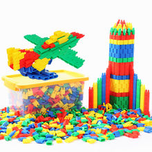 火箭子弹头桌面积木玩具益智儿童拼插塑料幼儿园3-6-7-8周岁男孩