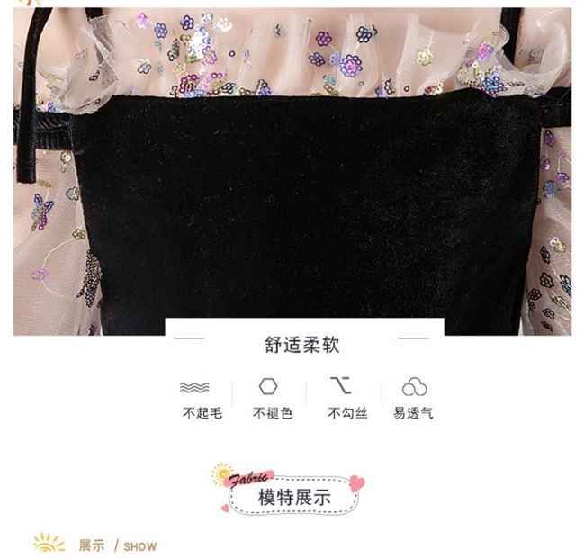 Cô gái hoa váy đầm công chúa ngôi sao váy đổ dốc học sinh giấc mơ cô gái mặc váy cưới trẻ em sàn catwalk - Váy trẻ em