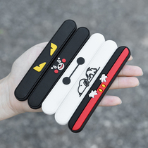 Car creative cartoon Anti-bumper car door anti-scraping strip rearview mirror bumper body touch and cute thickened anti-rub