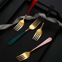 304 Stainless Steel Fork Home Western Fork Main Fork Steak Fork Fruit Fork Eating Pour Salad Fork Salad Fork
