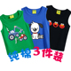 Chàng trai vest mùa hè childrens lót tay mỏng triều bé đáy cậu bé bông sling lỏng T-shirt.