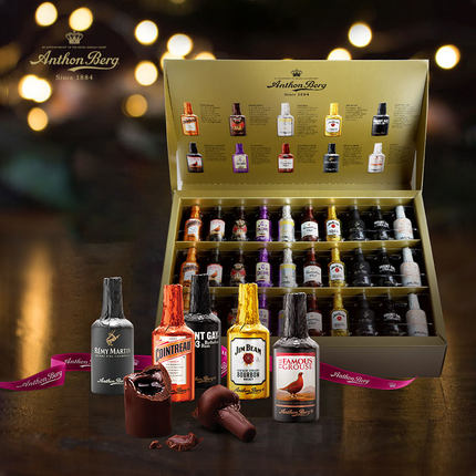 丹麦AnthonBerg爱顿博格利口酒酒心巧克力60