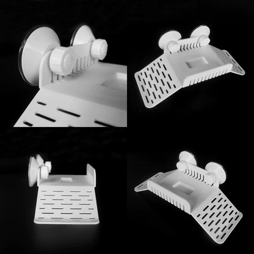 Большой аквариум, трубка для ползания, белое украшение для ногтей