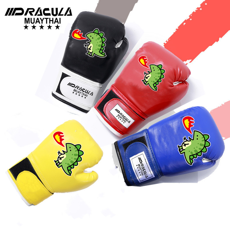 Children's Boxing Gloves Cartoon Little Dinosaur Kindergarten Girl Loose 3-13-year-old boy toddler punching sandbag boxing gloves