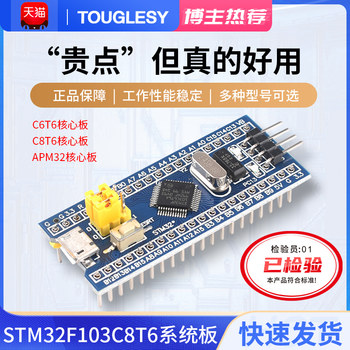 Stm32F103C8T6 Development Board Microcontroller C6T6 Core Board Experiment Board Minimum System Board Kit Science and Technology Association