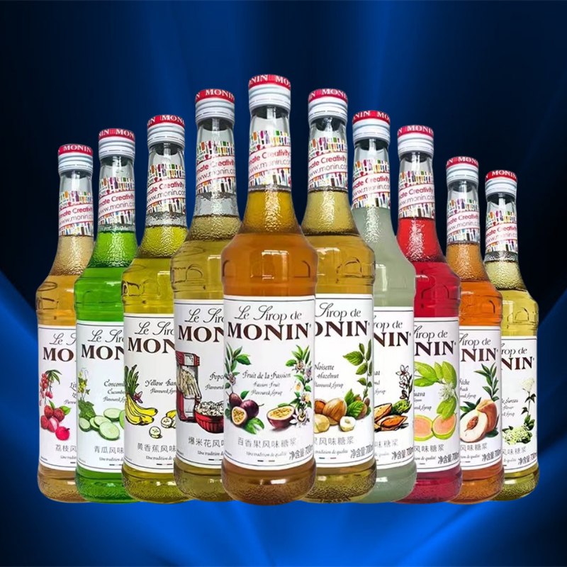 Morin Mosido Mint Fruit Syrup Hazelnut Green Apple Sea Salt Caramel Vanilla Blue Orange Rose Pure Cane Sugar