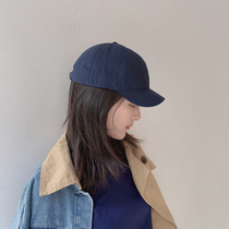 Hat mens short brim ins tide brand Korean version of the fashion short brim baseball cap Womens American trend cap tide Japanese