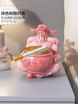 Ashtray entrance hall national trend home living room gift office coffee table housewarming opening God of Wealth desktop decorations
