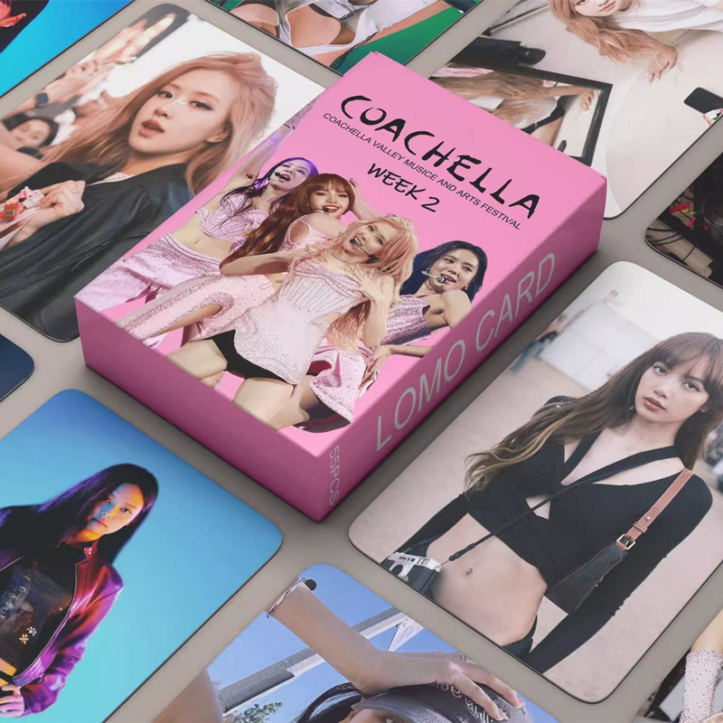 Blackpink Photocard Bornpink Album Photocard Lisa Jennie Jisoo Rose Lomo Card