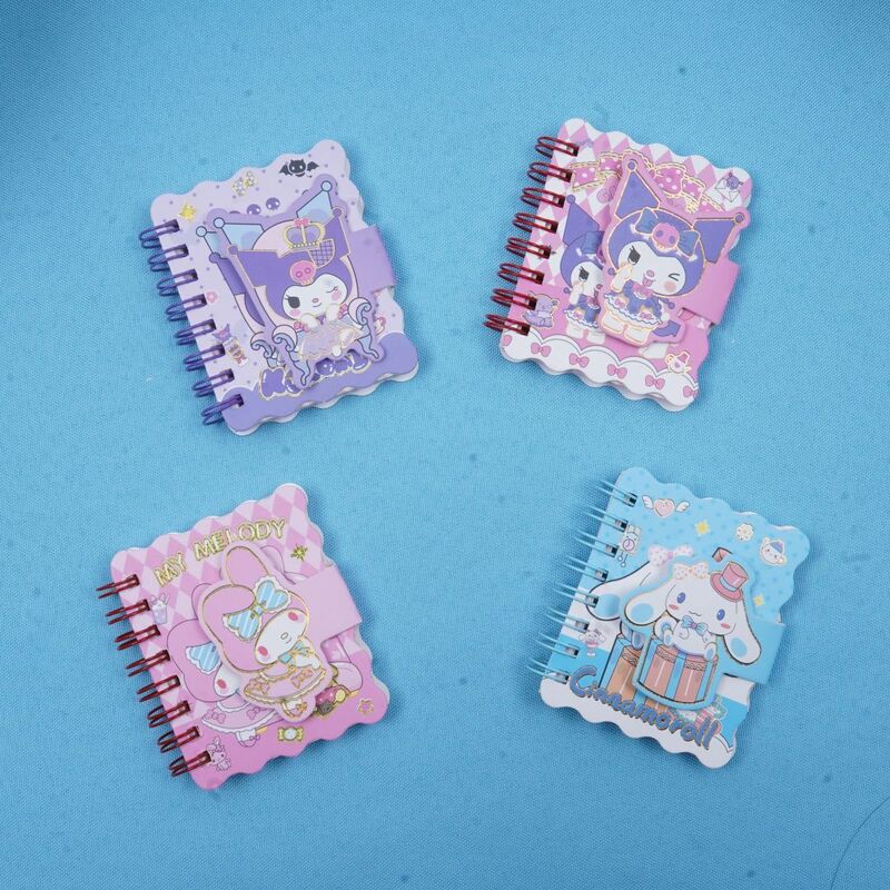Cute Sanrio Cartoon Mini Spiral Notebook, High-Quality, Suitable for Students, Thick Notebook, A7 Pocket Notebook Cute Sanrio Cartoon Mini Spiral Notebook, High-Quality, Suitable for Students, Thick Notebook, A7 Pocket Notebook