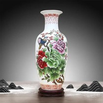 Ceramic vase Vase Pendulum pieces Living room Flower Arrangement Modern New Chinese Wine Cabinet Xuanguan TV Cabinet Adornment Bottle