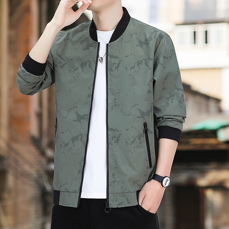 Woodpecker 2026 Autumn/Winter New Men's Casual Versatile High-Quality Trendy Jacket Baseball Collar Top