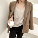 Майка топ, шелковый белый сексуальный костюм без рукавов, V-образный вырез