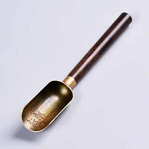 Ebony Tea Set Shovel, Tea Scraper, Tea Spoon Set, Three-Piece Set, Single Tea Spoon, Tea Set Accessories, Five-Piece Set