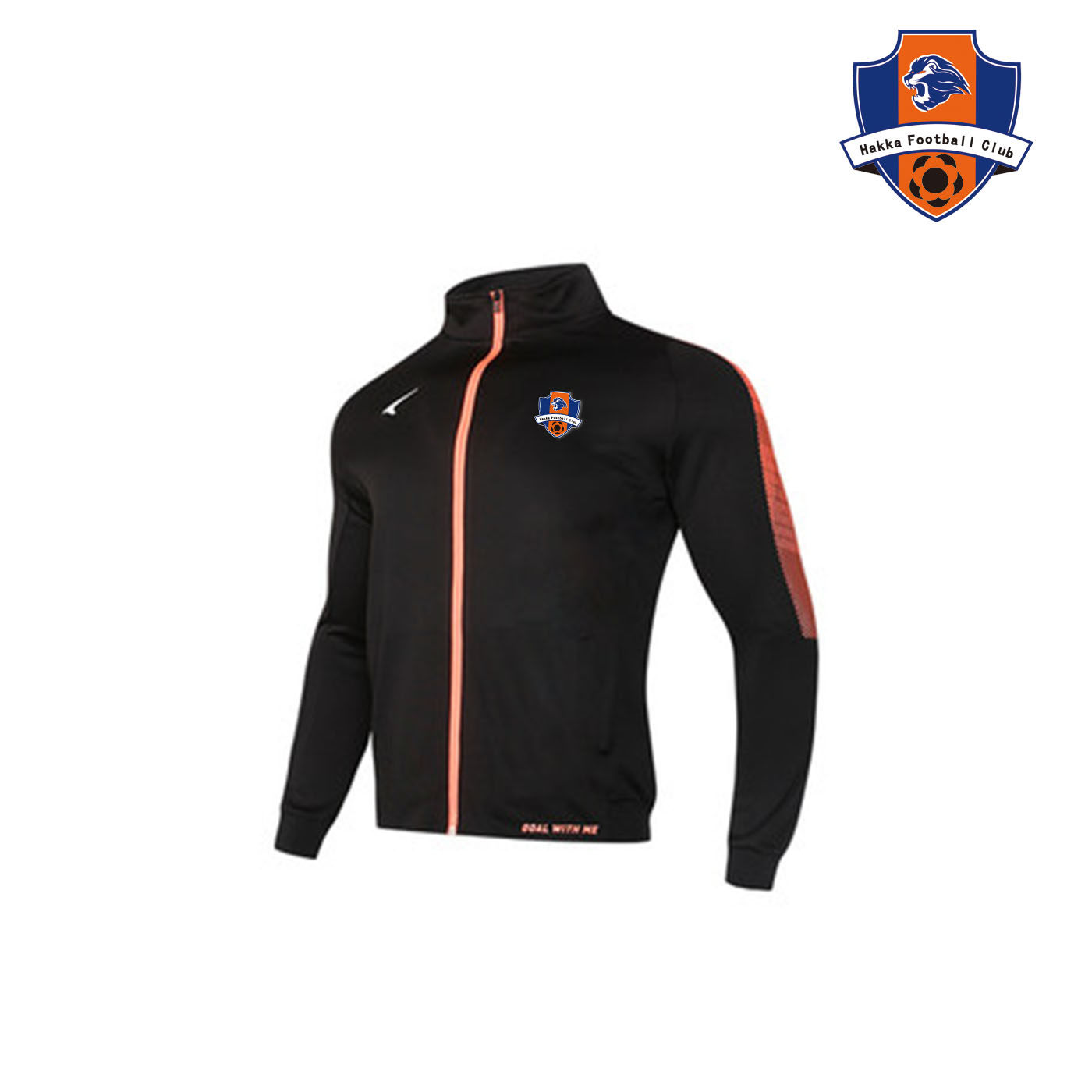 Mezhou Hakka Football Club Spring Autummy Cotton Warm Sports Jacket