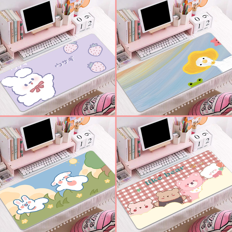 Creative Slip Rat Cushion Ultra Large Size Custom Thickened Lock Side Computer Desk Mat Cute Office Dorm Desk Top Desk Home Special Size Electric Race Games Full Range Accessories Girls Dust Resistant And High Sensitivity And Good Looking